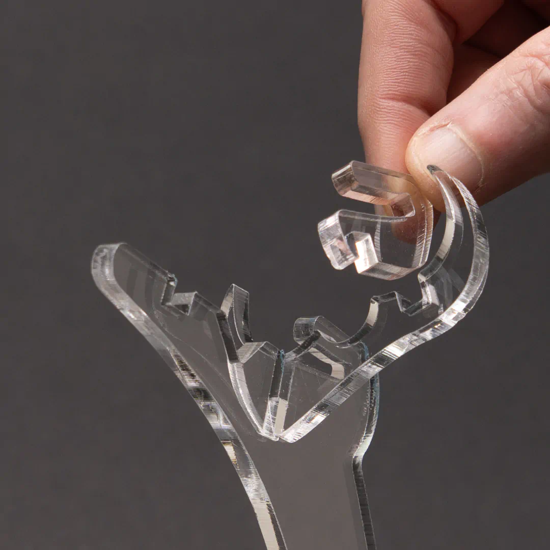 Supastands Phantom 1/48 acrylic display stand closeup cradle attachment one