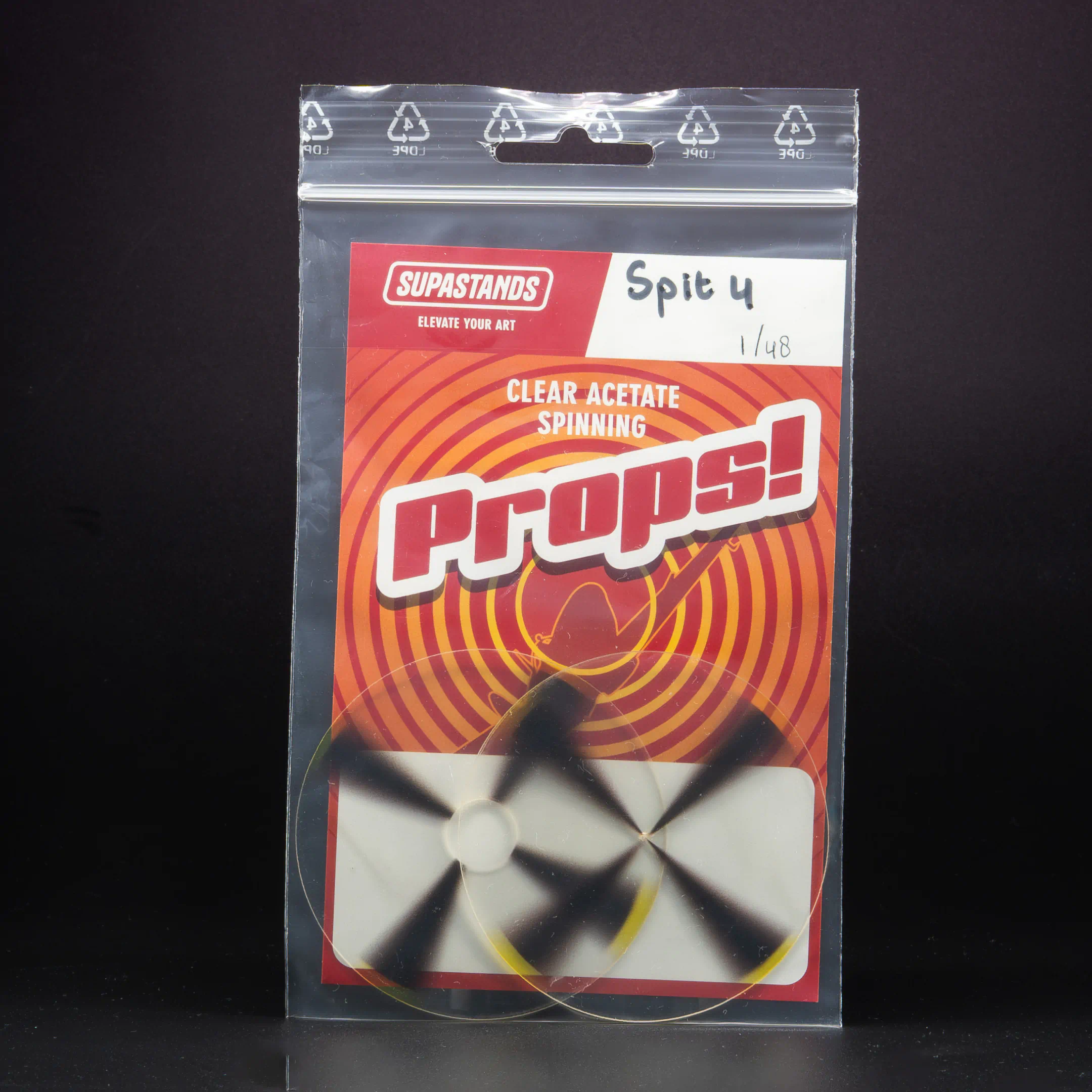 Supastands Spitfire 4-Blade Spinning Props 1/48